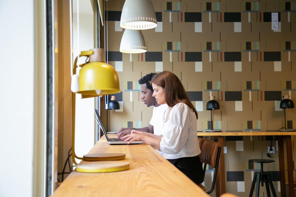 escritório de coworking